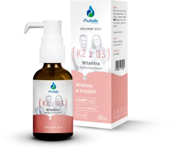 Aliness Avitale Witamina K2 + D3 (VITA MK7) | 30ml