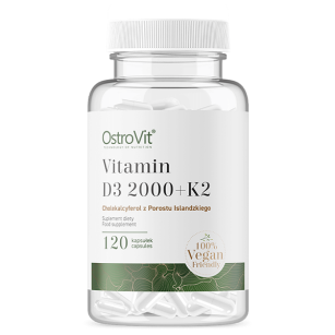 Ostrovit Vitamin D3 2000 + K2 120 kapsułek VEGE