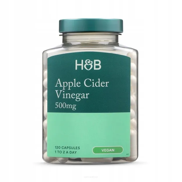 Holland & Barrett Apple Cider Vinegar 500mg | 120 kapsułek