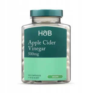 Holland & Barrett Apple Cider Vinegar 500mg | 120 kapsułek