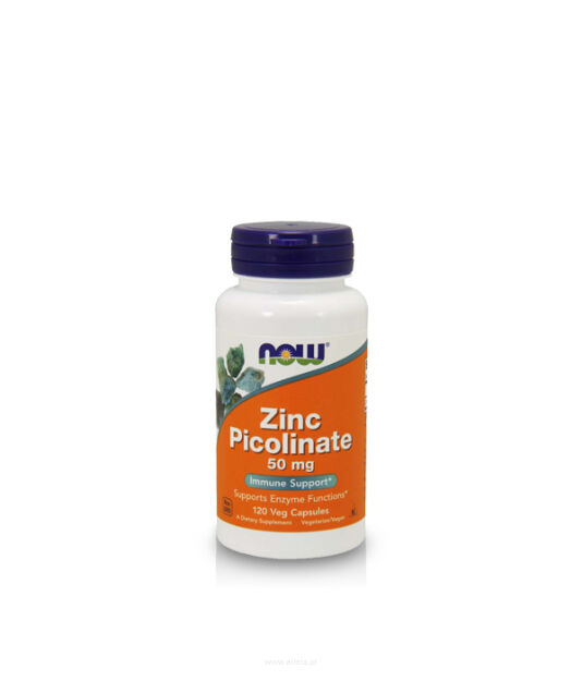 Now Foods Zinc Picolinate 50mg | 120 vcaps 