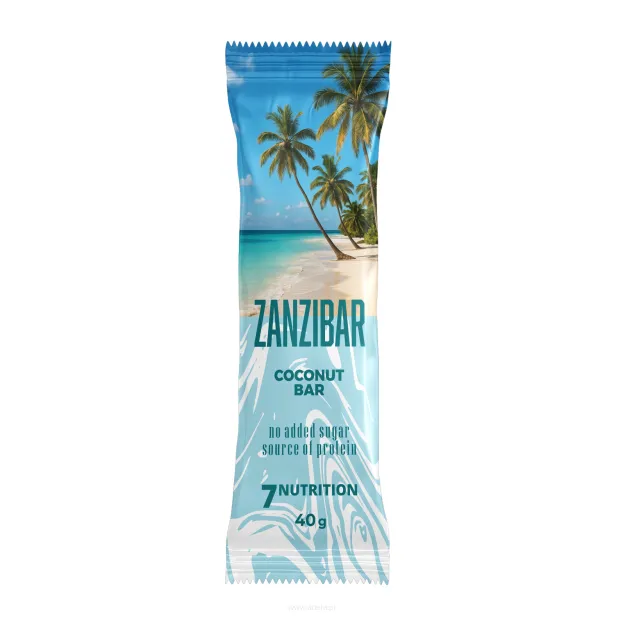 7Nutrition ZANZIBAR baton proteinowy kokos | 40g