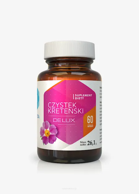Hepatica Czystek kreteński De Lux | 60 kapsułek