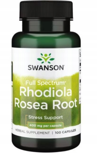 Swanson Rhodiola Rosea Root 400mg | 100 caps.