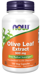 Now Foods Olive Leaf Extract 500mg | 120 kapsułek