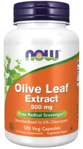 Now Foods Olive Leaf Extract 500mg | 120 kapsułek