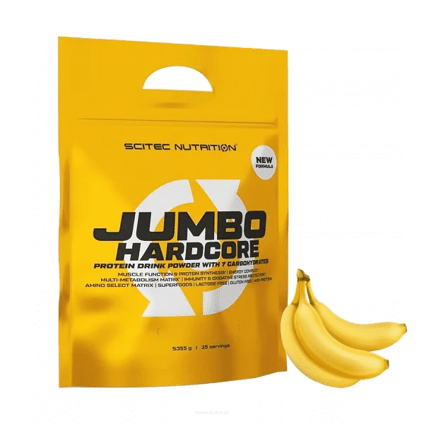 Scitec Jumbo Hardcore 5355g | Bananowo-jogurtowy