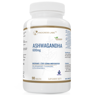 Progress Labs Ashwagandha Extract 600mg | 90 tabletek