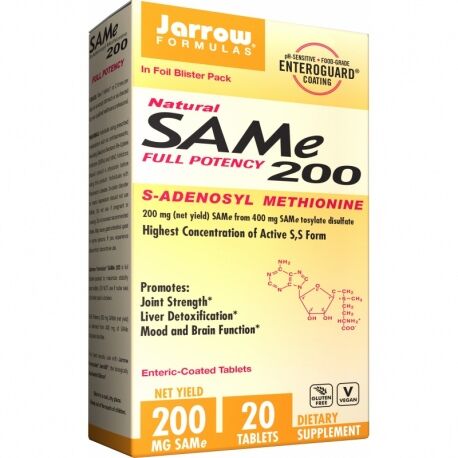 Jarrow SAME 200mg | 20 tabletek