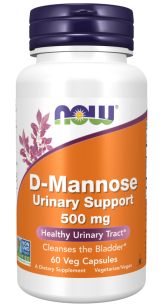 Now Foods D-Mannose 500mg | 60 vcaps