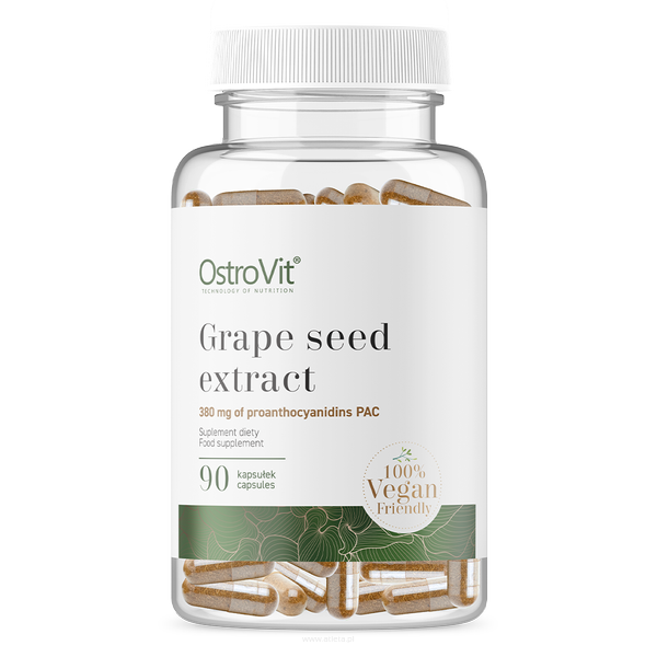 Ostrovit Grape Seed Extract Vege z pestek winogron | 90 kapsułek