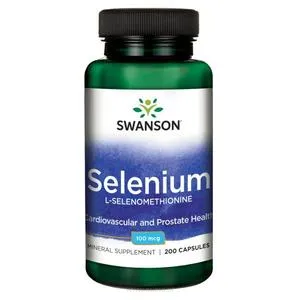 Swanson Selen L-Selenometionina 100mcg | 200 kapsułek
