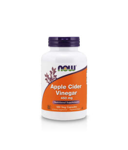 Now Foods Apple Cider Vinegar 450mg | 180 vcaps.