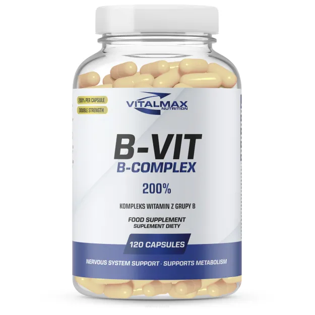 Vitalmax B-VIT B-Complex | 120 kapsułek 200% RWS