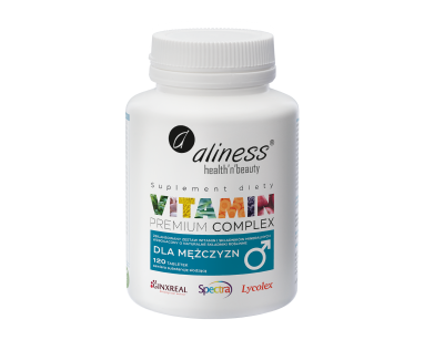 Aliness Premium Vitamin Complex dla mężczyzn | 120 tabletek