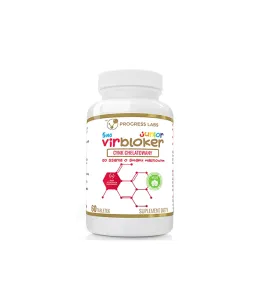Progress Labs VirBloker Junior - chelat cynku 5 mg | 60 tabl.