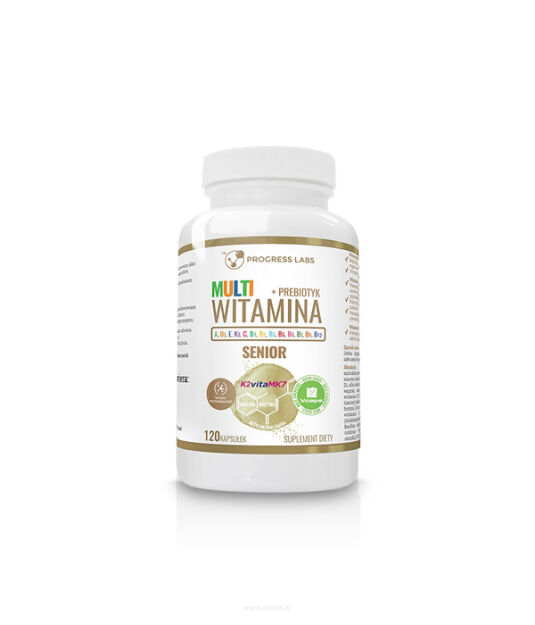 Progress Labs Multiwitamina Complex Senior + Prebiotyk | 120 kaps.