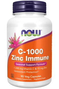 Now C-1000 Zinc Immune | 90 vcaps