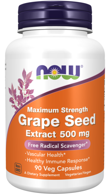 Now Grape Seed Extract 500mg Maximum Strenght | 90 vcaps