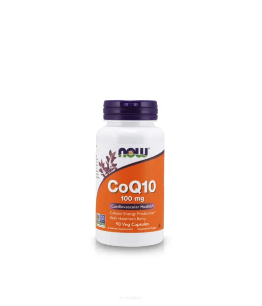 Now Foods Koenzym q10 CoQ10 100 mg | 90 vcaps.