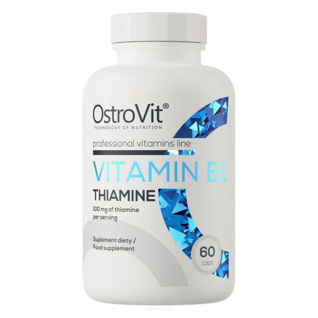 Ostrovit Vitamin B1 Thiamine | 60 kapsułek tiamina