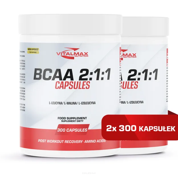 Vitalmax BCAA 2:1:1 | 600 kapsułek