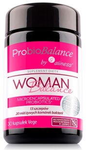 Aliness ProbioBALANCE Woman Balance 20 mld | 30 kapsułek vege