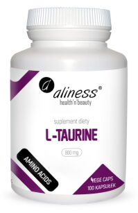 Aliness L-Taurine 800 mg | 100 kapsułek