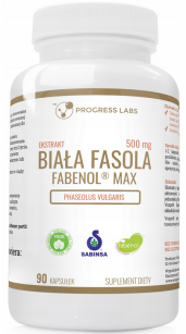 Progress Biała Fasola Extract 500mg | 90 kapsułek