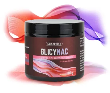 Skoczylas Glicynac L-glicyna + N-acetylo-L-cysteina NAC | 100 g