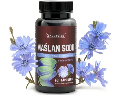 Skoczylas Maślan sodu + FOS + witamina B1 | 60 kapsułek