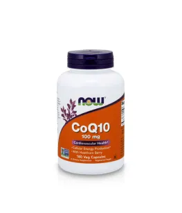Now Foods CoQ10 100 mg - Koenzym Q10 | 180 vcaps.