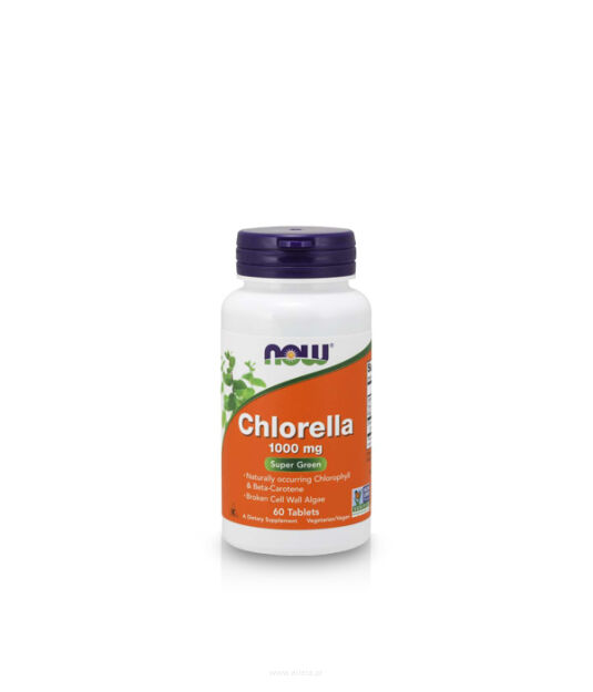 Now Foods Chlorella 1000mg | 60 tabl 