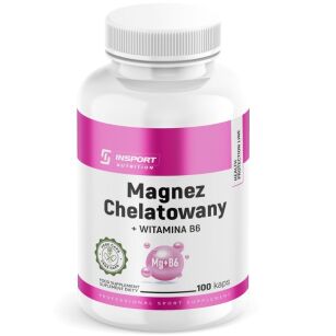 Insport Magnez Chelatowany + B6 | 100 kapsułek