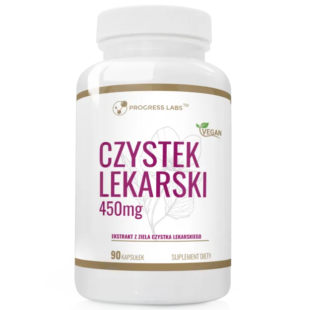 Progress Labs Czystek lekarski 450mg | 90 kapsułek