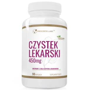Progress Labs Czystek lekarski 450mg | 90 kapsułek