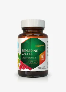 Hepatica Berberyna 97% HCL 500 mg Berberine | 60 kaps.