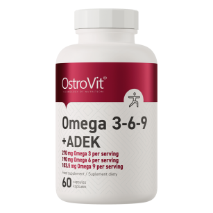 Ostrovit Omega 3-6-9 + ADEK | 60 kapsułek