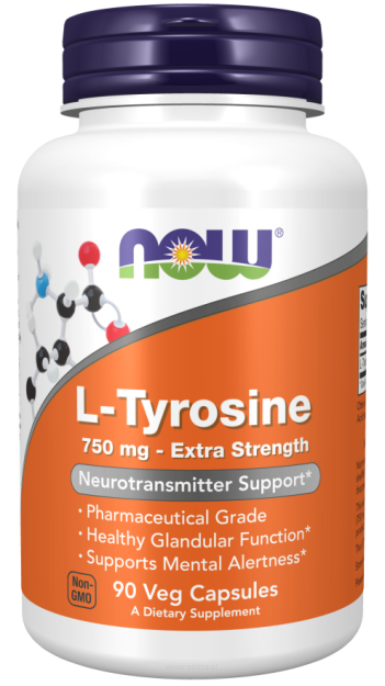 Now L-Tyrosine ES 750mg | 90 vcaps