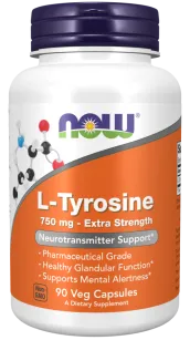 Now L-Tyrosine ES 750mg | 90 vcaps