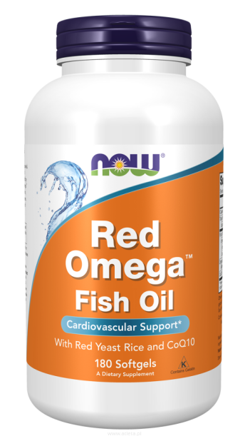 Now Foods Red Omega (Red Yeast Rice) | 180 softgels