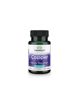 Swanson Copper 2mg | 300 tabl.