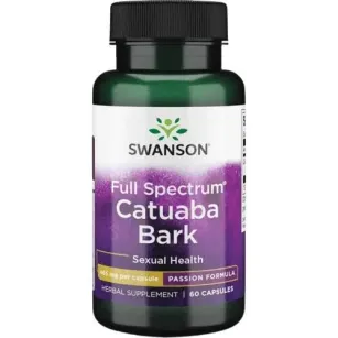 Swanson Full Spectrum Catuaba Bark 465mg | 60 kapsułek