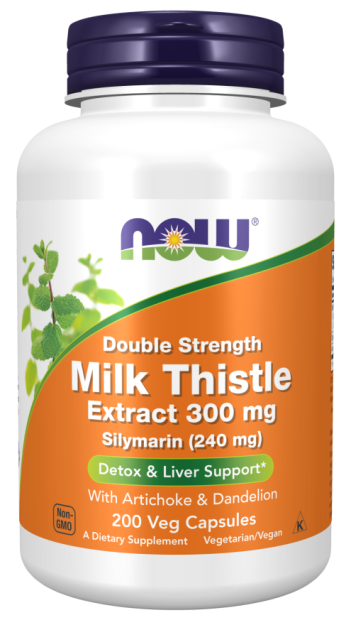 Now Foods Silymarin 300mg Milk Thistle Extract  | 200 vcaps.