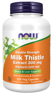 Now Foods Silymarin 300mg Milk Thistle Extract  | 200 vcaps.