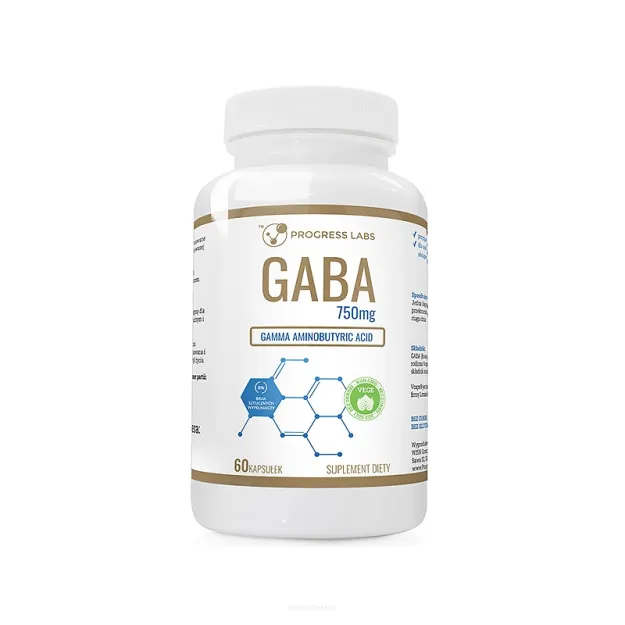Progress Labs Gaba 750mg | 60 kapsułek