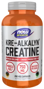 Now Kre Alkalyn Creatine 750mg | 240 kaps.