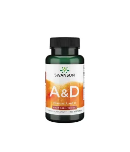 Swanson Vitamins A & D | 250 kaps.