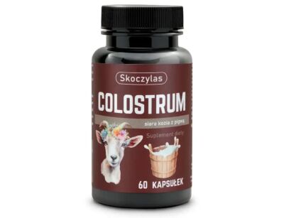 Skoczylas Colostrum siara kozia z pigwą | 60 kapsułek