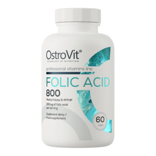 OstroVit Folic Acid 800 kwas foliowy | 60 kapsułek